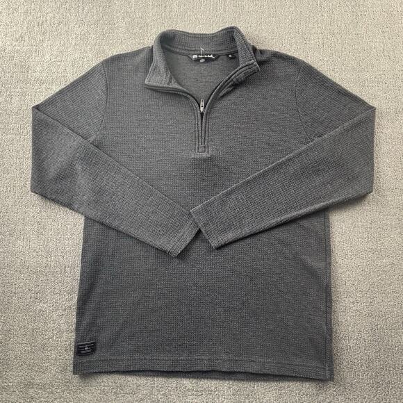 Travis Mathew Sweater Adult Medium Gray Long Sleeve Golf Golfing Casual Men's - Picture 1 of 13